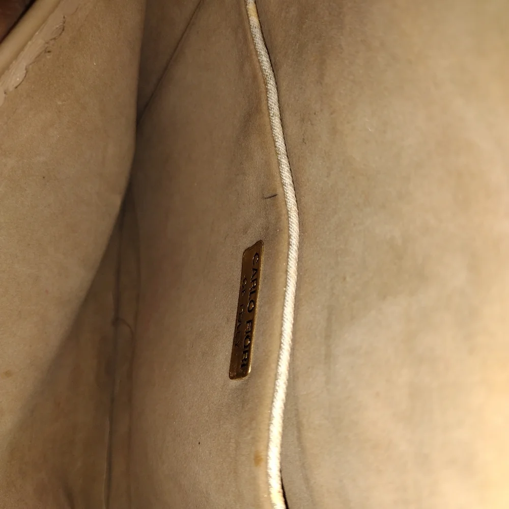 Vintage Carlo Fiori made in itay snake skin color chain crossbody - Picture 4 of 4